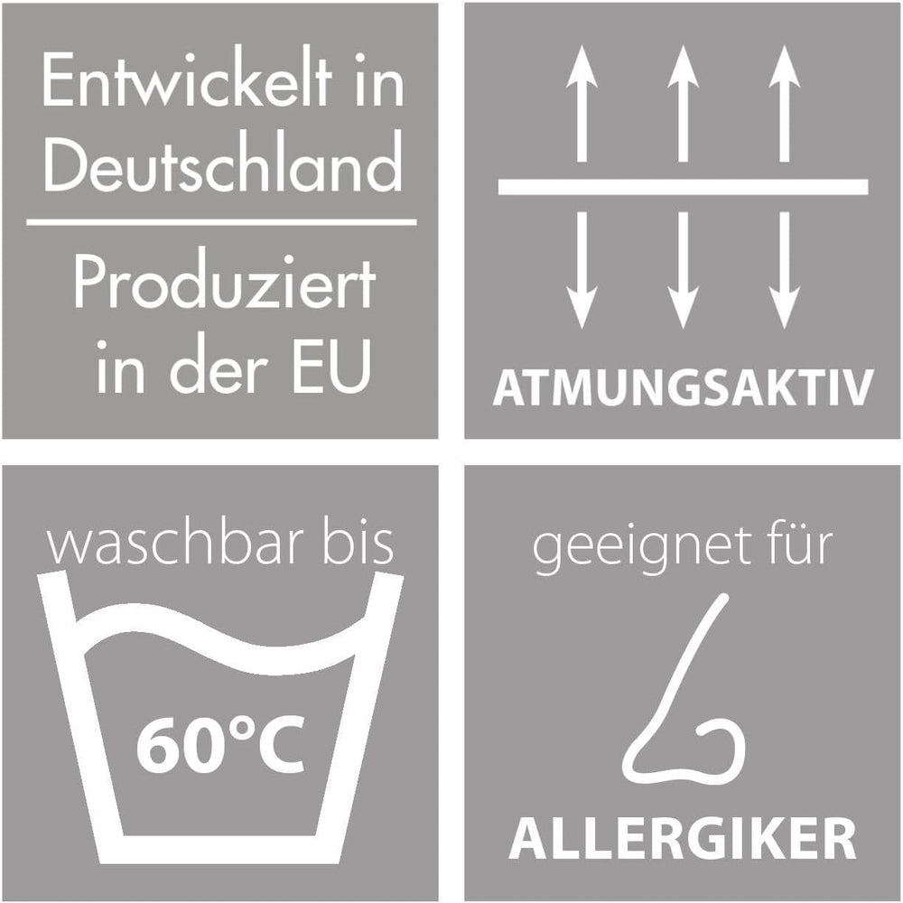 Traumnacht edredón ligero de verano 155X220 Cm, edredón antialérgico, especial para el verano, con cómoda y suave funda de microfibra, certificado Oeko Tex, producido según el estándar de calidad alemán Edredones y edredones Naty Shop