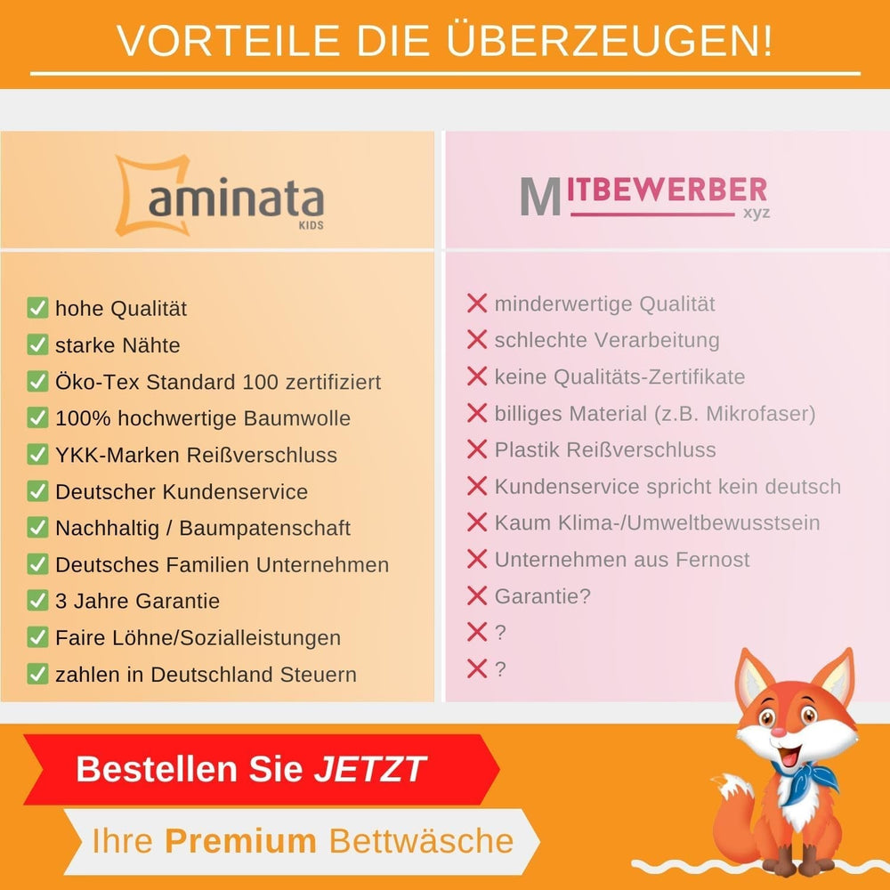 Aminata Kids ropa de cama infantil, espacio exterior, algodón Ropa de cama - infantil Naty Shop