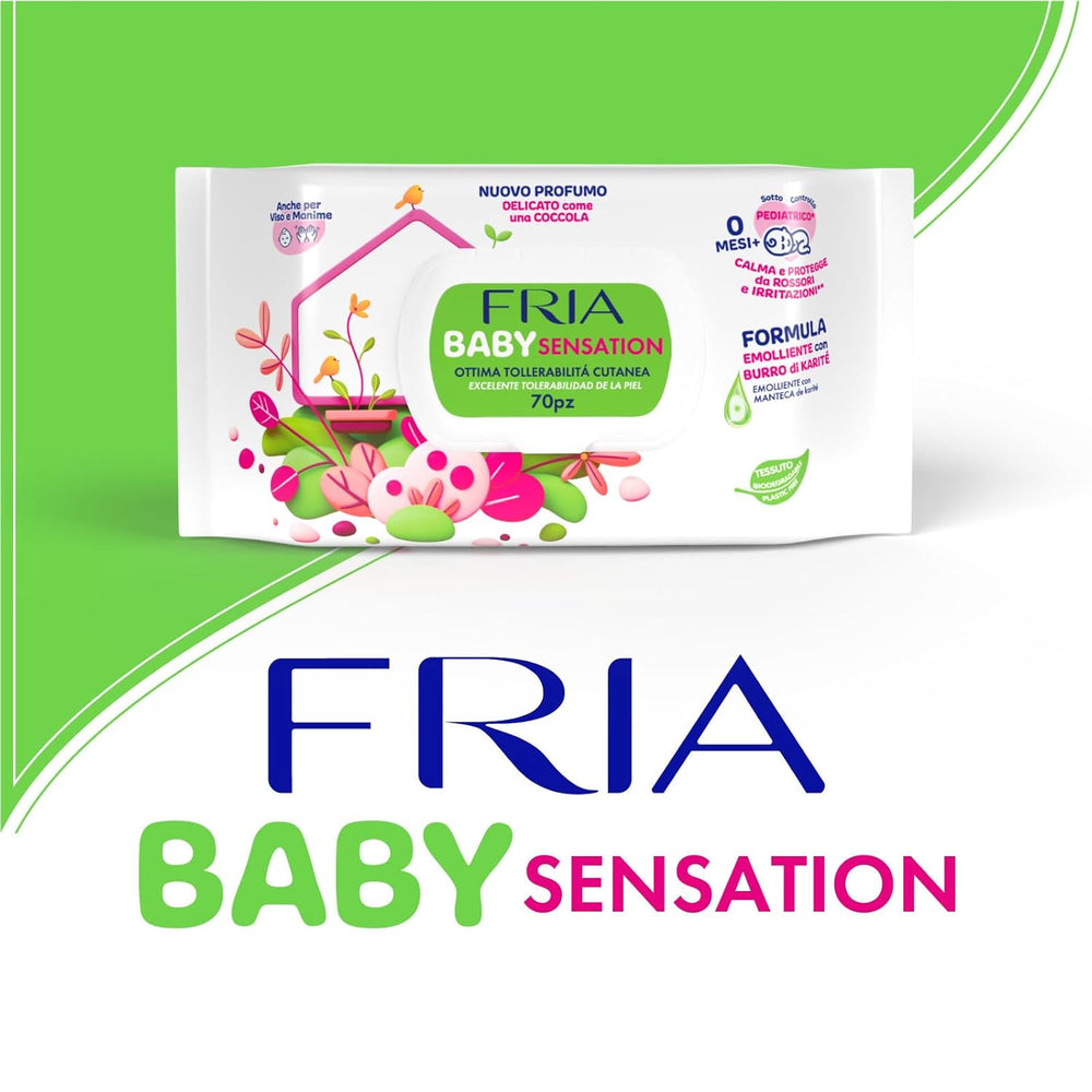 Baby Sensations con Tapa, 72 Toallitas Húmedas, Toallitas Limpiadoras para el Cuidado Personal, Unisex, Niños