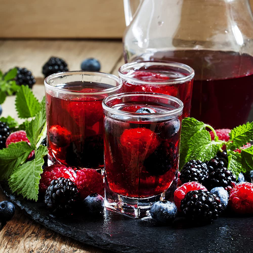 Meßmer fructe de pădure | 20 pliculețe de ceai | Vegan | Fără gluten | Fără lactoză (pachet cu 4)