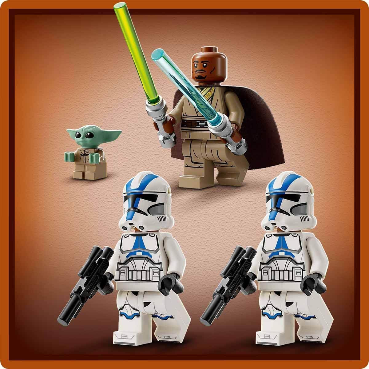 LEGO Star Wars Escape Con El BARC Speeder, Set Mandaloriano, Bicicleta De Juguete Con Sidecar, Incluye Las Figuras Kelleran Beq Y Grogu, Regalo Para Niños Y Niñas A Partir De 8 Años 75378 Sets De Construcción Beuche den LEGO-Store