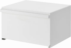 Yamazaki 4352 TOWER Coș pentru pâine, alb, oțel, minimalist, 40 x 34,5 x 24 cm Cutii depozitare alimente Naty Shop Alb O mărime