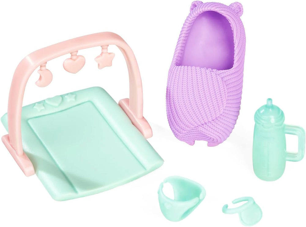 Simba 105733680 Steffi Love Doll Hello Baby (29 cm) - Păpușă însărcinată cu burtică în creștere, păpușă bebeluș și accesorii - Jucărie pentru copii, fete și băieți de la 3 ani