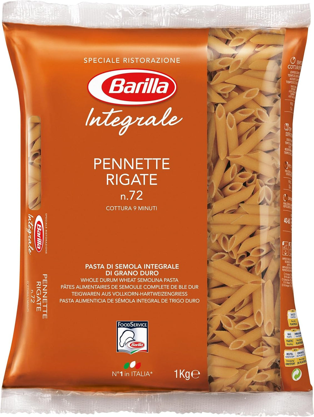 Pasta Integral Barilla Fusilli Pasta Integral – 1 kg