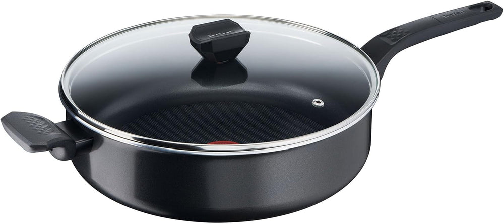 Tefal Easy Cook & Clean, revestimiento antiadherente, indicador de temperatura, no recomendado para inducción Ollas y sartenes Naty Shop Sartén para cocinar 28 Cm