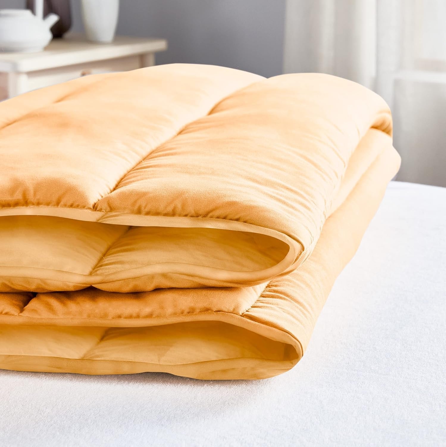 Pikolin Home - Edredón Nórdico Reversible 300 G - Relleno Nórdico Bicolor - Para Cama de 150 - Cómodo, Cálido, Transpirable, Azul, 240 X 220 cm Edredones y edredones Naty Shop