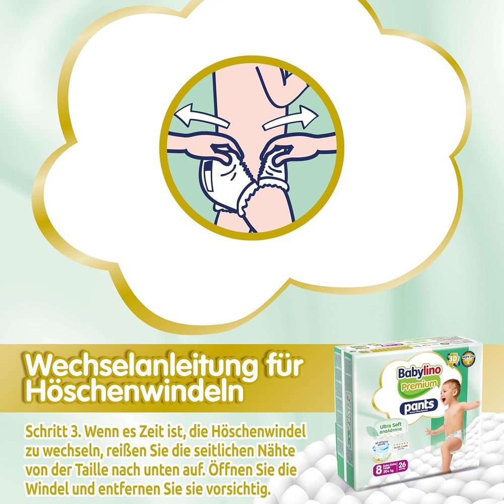 Pantalón Premium Talla 8 con filtro ultrasuave, XXL (20+ kg), 26 piezas