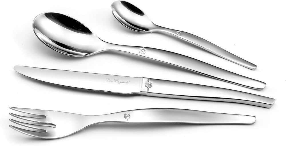 Juego de cubiertos JET, cubiertos de mesa, 6 personas, 24 piezas Cocina Naty Shop