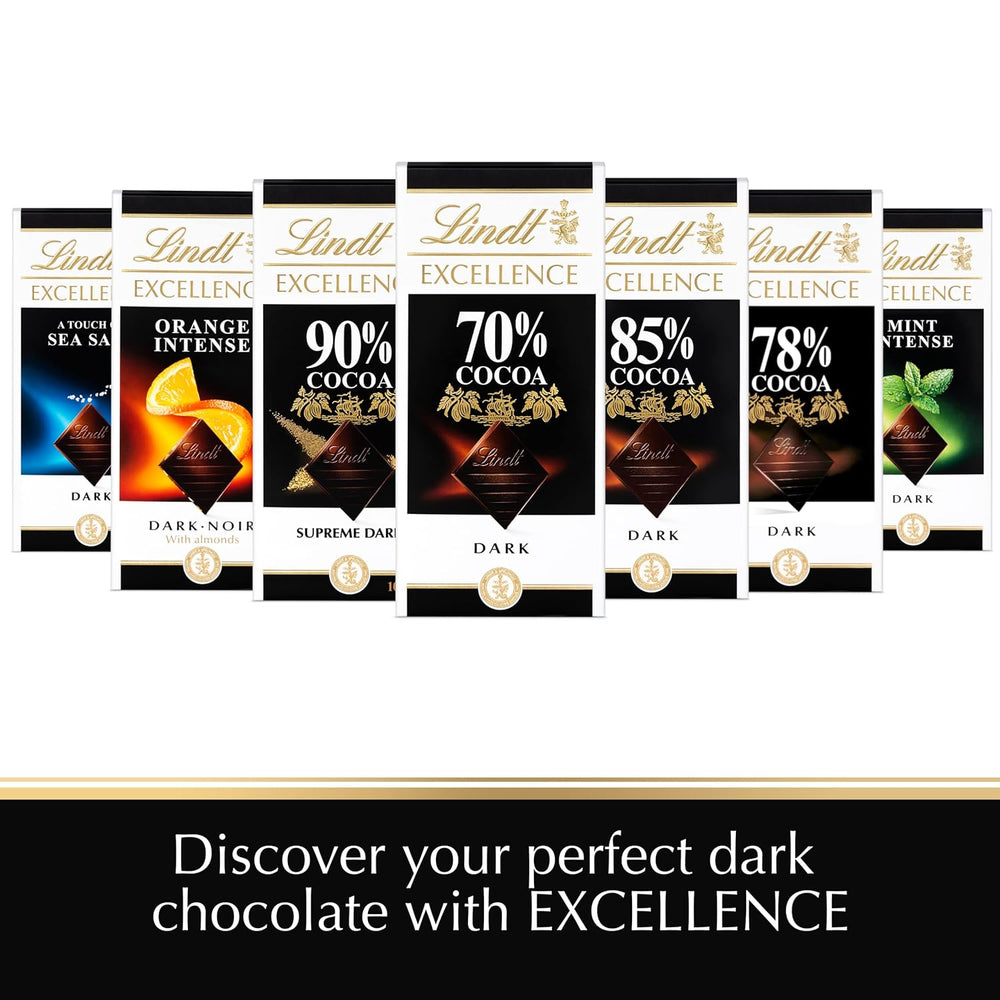 Chocolate Lindt | Barra EXCELENCIA 85% Cacao | 100g | Chocolate extra oscuro | Barra de chocolate vegana