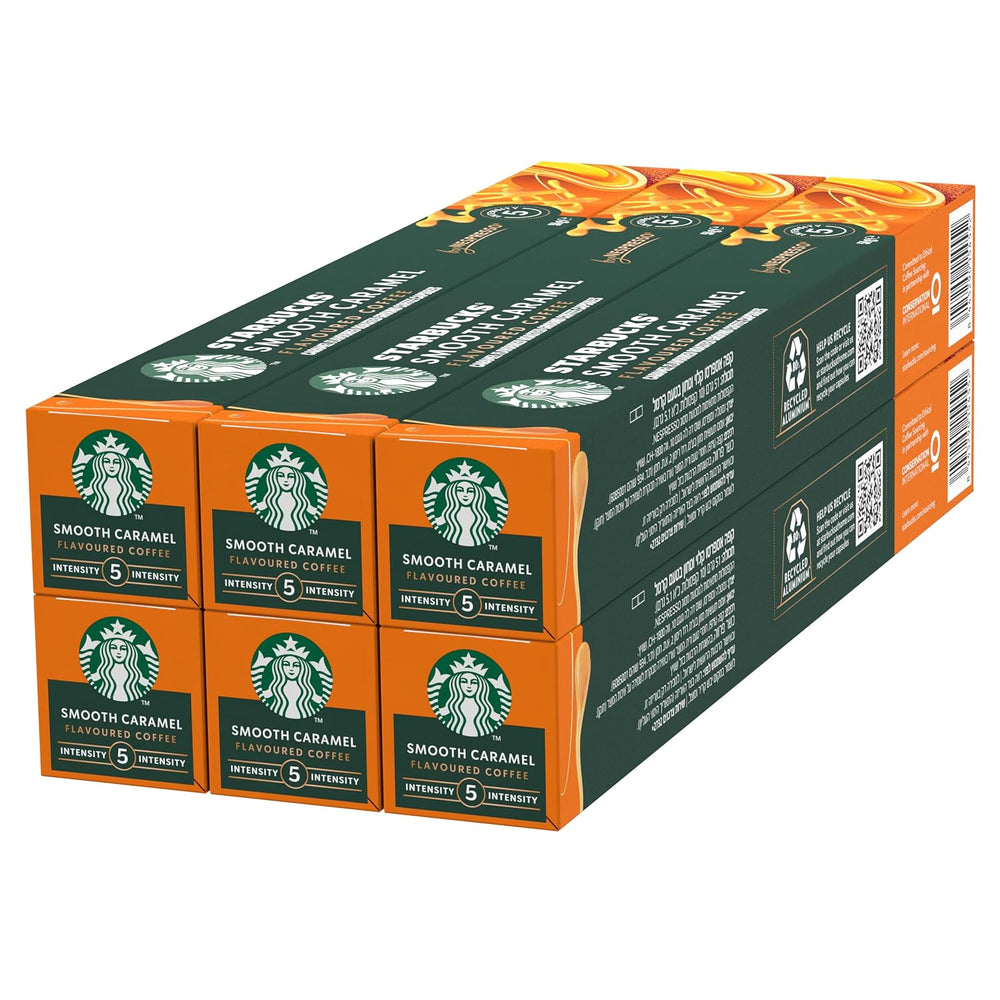 STARBUCKS by Nespresso, Helle Röstung, Karamell Aromatischen Kaffeekapseln 6 x 10 (60 Kapseln)