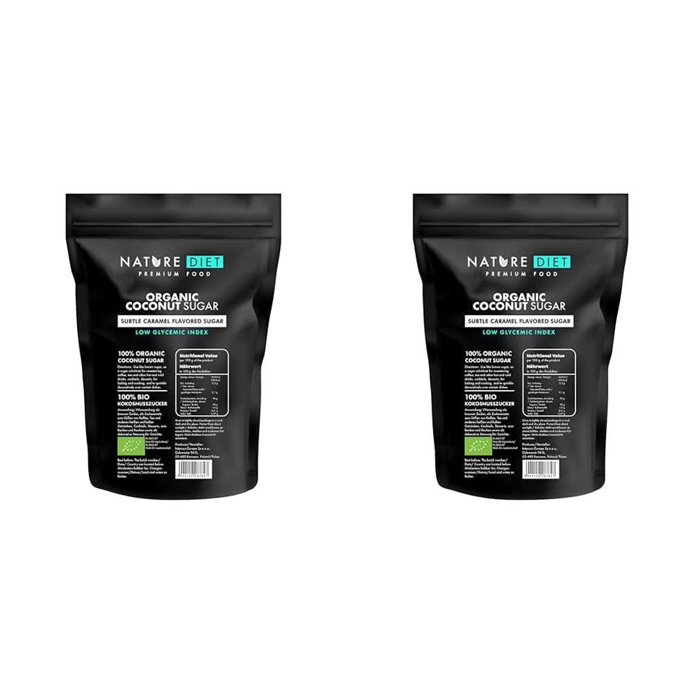 Azúcar de coco ecológico, sabor caramelo, 1,5 Kg Edulcorantes Naty Shop