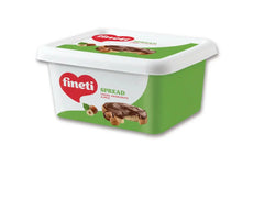 Fineti, Crema con cacao, avellanas y leche 200g Glaseado y Decoración Naty Shop 600 gramos