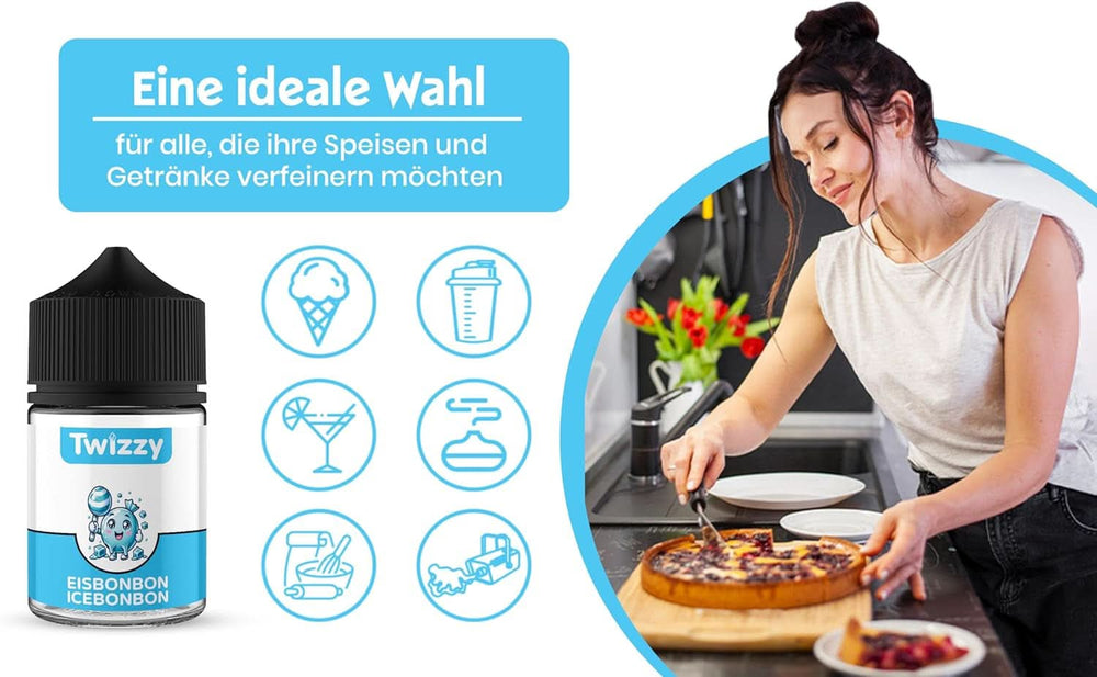 Twizzy Aroma Concentrado Caramelo Hielo, 60 ml Aromas Naty Shop