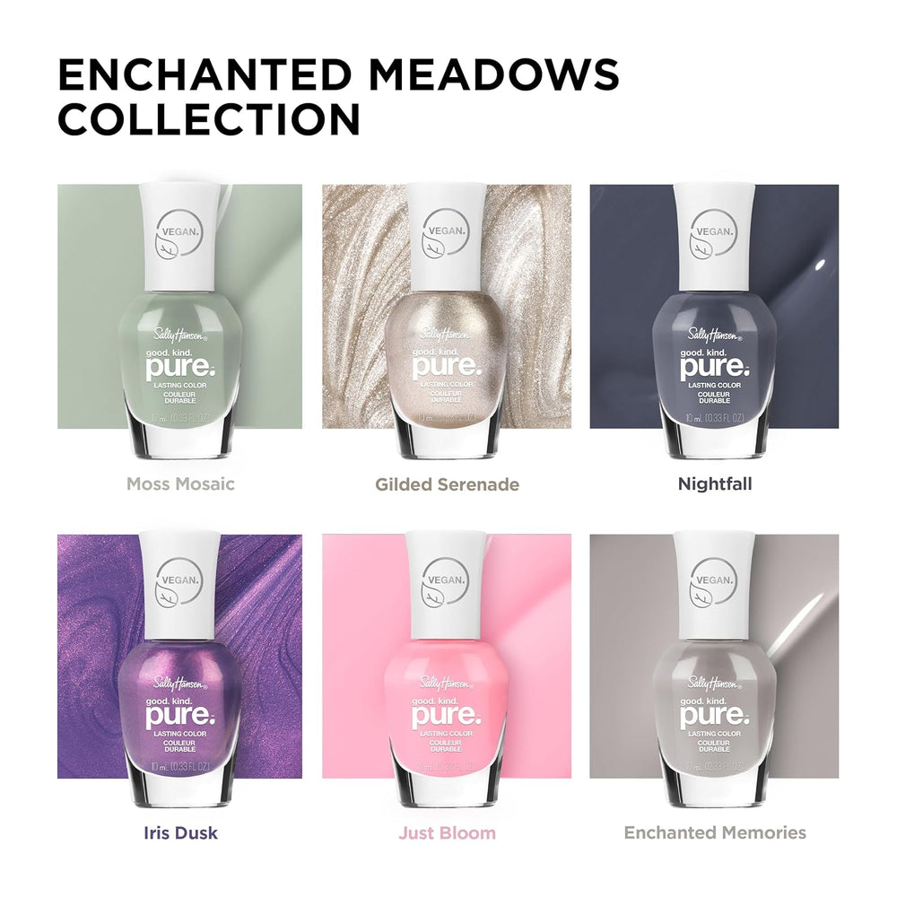 Good, Kind, Pure Iris Dusk, fórmula vegana, ultrabrillante, de secado rápido, 10 ml