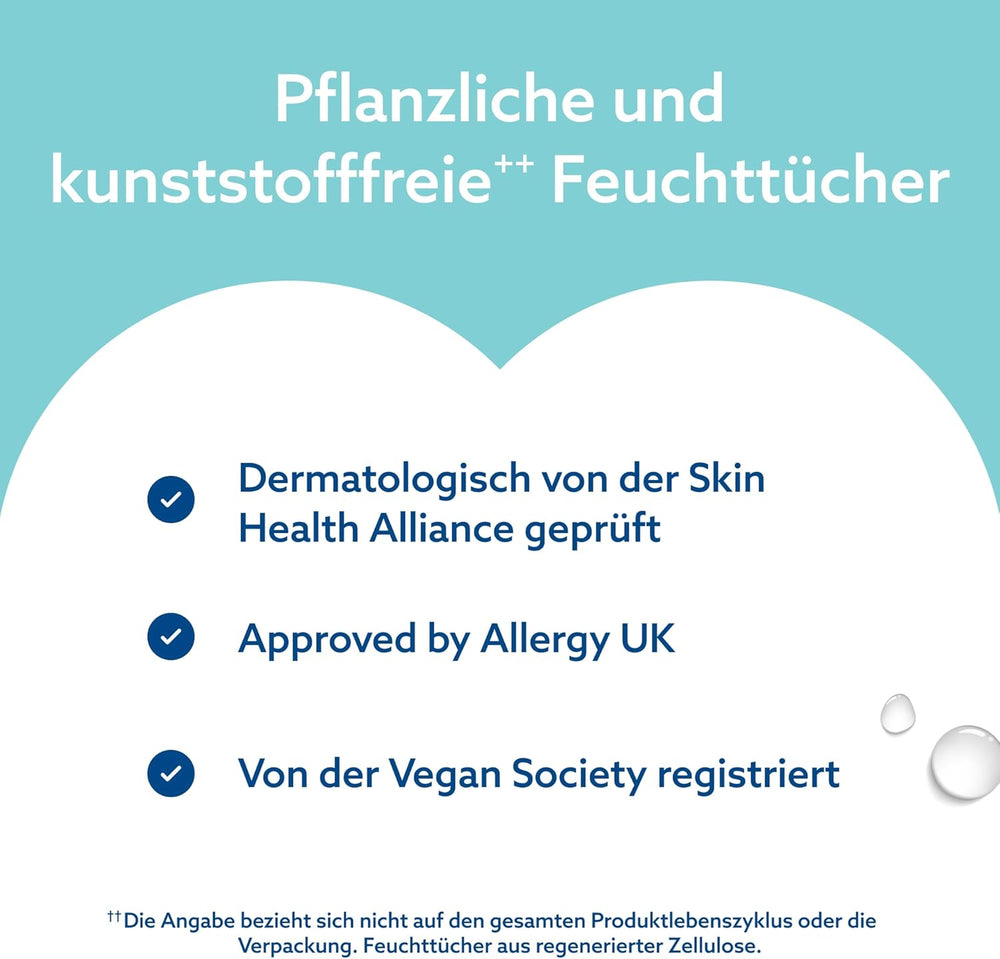 Toallitas húmedas WaterWipes Sensitive+ On The Go, 100 toallitas (paquete de 10), 3 en 1 limpia, cuida, protege, 99,9 % agua, toallitas sin fragancia