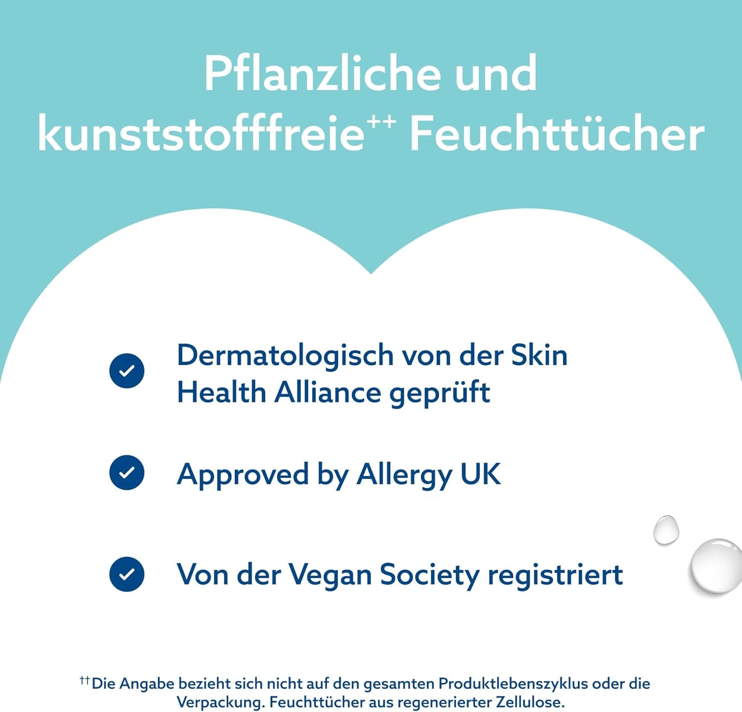 Toallitas húmedas WaterWipes Sensitive+ On The Go, 100 toallitas (paquete de 10), 3 en 1 limpia, cuida, protege, 99,9 % agua, toallitas sin fragancia