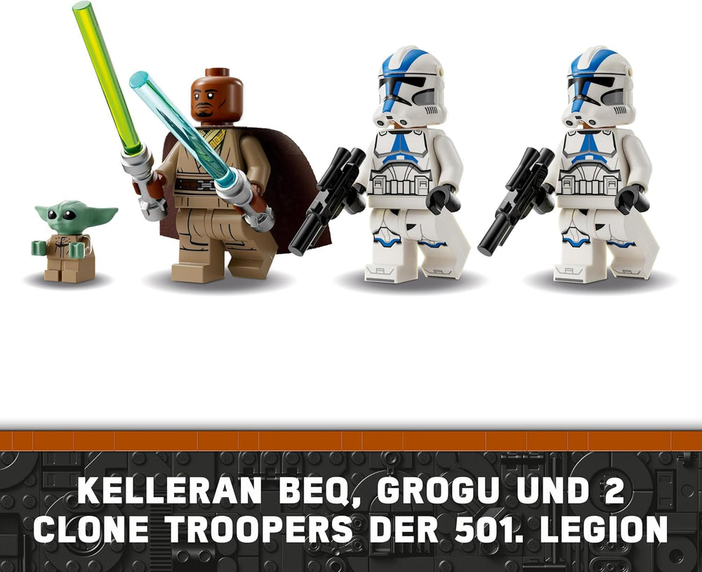 LEGO Star Wars Escape Con El BARC Speeder, Set Mandaloriano, Bicicleta De Juguete Con Sidecar, Incluye Las Figuras Kelleran Beq Y Grogu, Regalo Para Niños Y Niñas A Partir De 8 Años 75378 Sets De Construcción Beuche den LEGO-Store