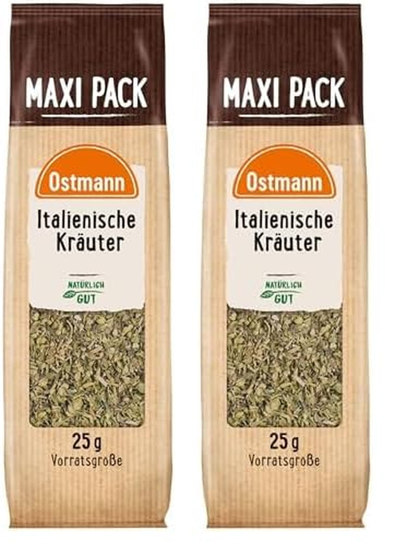 Ostmann Gewürze - Cinturón de cocina italiano | Mediterráneo Kräutermischung zum Würzen von Tomatensauce, Gemüse- und Fleischgerichten | 25 g en Vorteilsbeutel