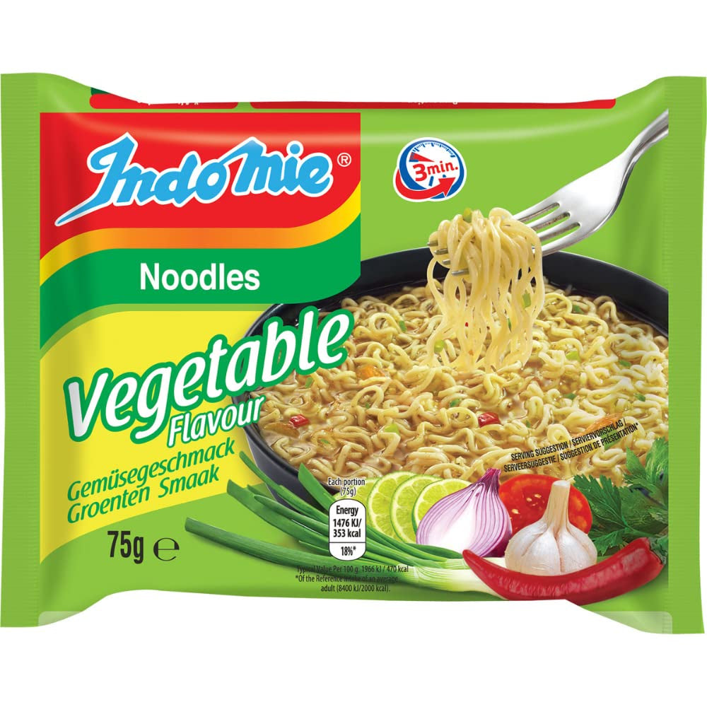 INDOMIE - Fideos instantáneos Mi Goreng - Paquete múltiple (40 x 80 g)