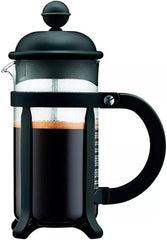Cafetieră Bodum 1908-01 Java, 8 căni, 1 L, multistrat, neagră, 10,6 x 16,3 x 24,5 cm, 6 bucăți
