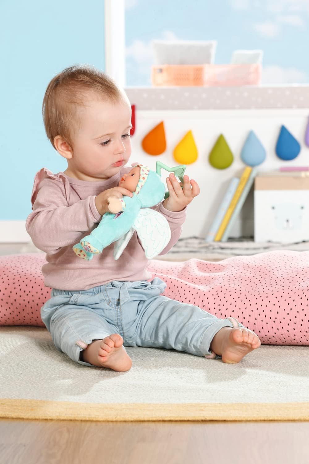 Îngeri BABY born pentru bebeluși, asortați 18cm