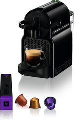 Espressor cu capsule Nespresso De'Longhi EN 80.B Inissia, pompă de înaltă presiune și funcție de economisire a energiei, oprire automată după 9 minute, volum cană pentru espresso și lungo, rezervor de apă de 0,7 l, negru