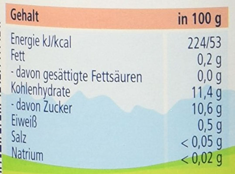 Hipp For Little Gourmets, Nectarinas en manzana y mango, sin azúcares añadidos, 6 X 190 gramos Madre e Hijo Naty Shop