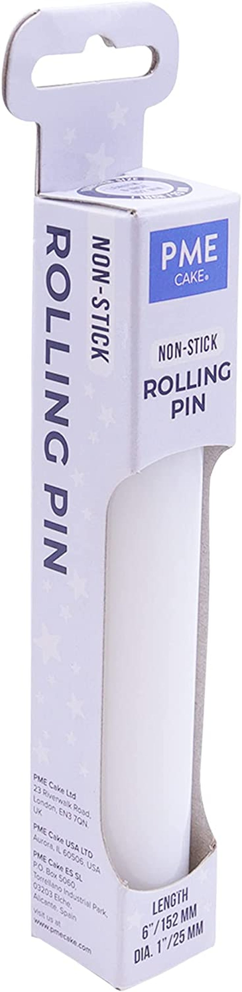 PP85 Antihaftbeschichteter Polietileno-Ausrollstab 15 cm, Kunststoff, Blanco, cm, 21,08 x 6,06 x 2,08 cm, 1 Einheiten