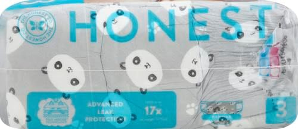 – Pañales desechables ecológicos y de alta calidad, Pandas, talla 3 (7,3–12,7 kg), 27 piezas