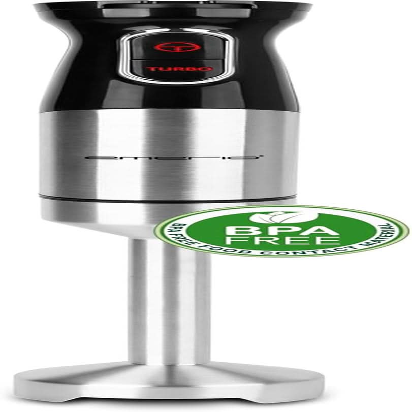 Emerio HB-111446 Batidora de pie, TESTSIEGER Price/Leistung, Gummierter Rutschfester Griff, Edelstahl, Bpa-Frei, Schwarz, 250W Cocina Naty Shop 1000W