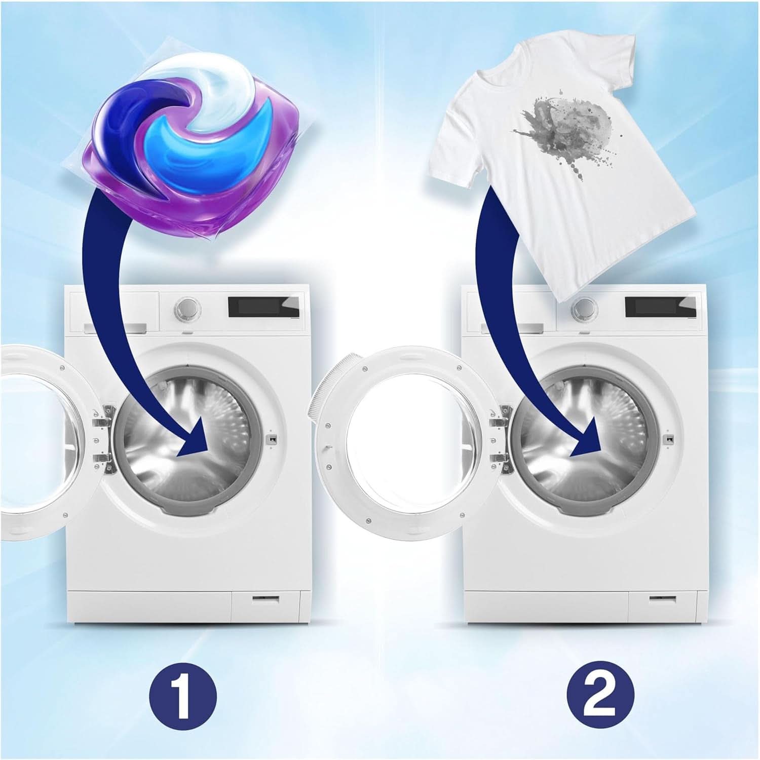 Lenor PODS Detergente todo en 1, 104 cápsulas, 3x frescura duradera y limpieza profunda incluso en lavado en frío Naty Shop