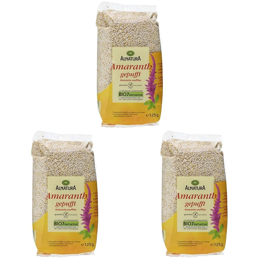 Amaranto expandido orgánico, 125g