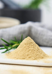 Fuchs Gewürze - Rosmarin gemahlen - zum Würzen von Fisch, Fleisch und Gemüse - ingredientes naturales - 30 g en wiederverwendbarer, recyclebarer Dosis