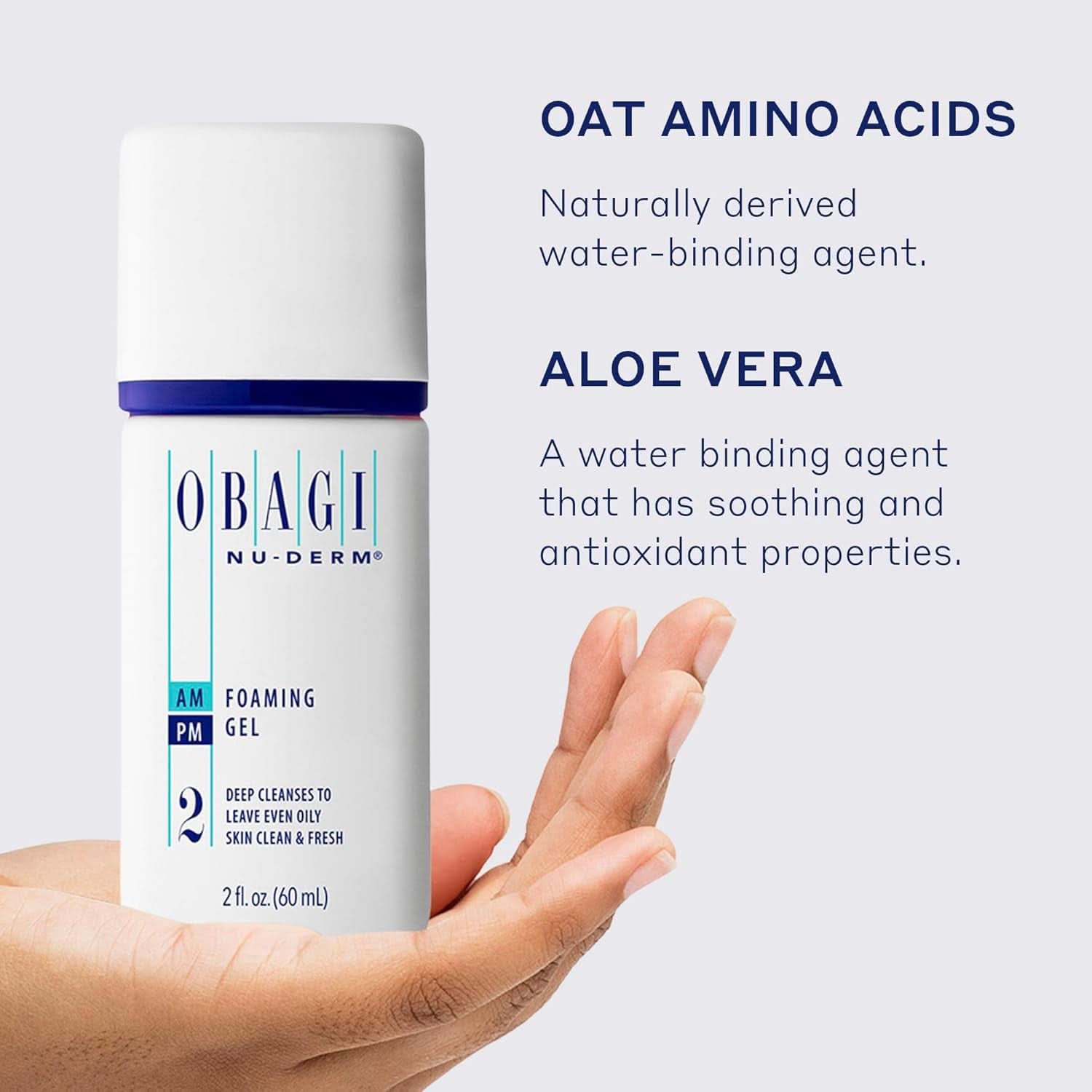 OBAGI Nu-Derm, Gel Limpiador para Pieles Normales, Grasas o Sensibles Cosmética y Belleza Naty Shop