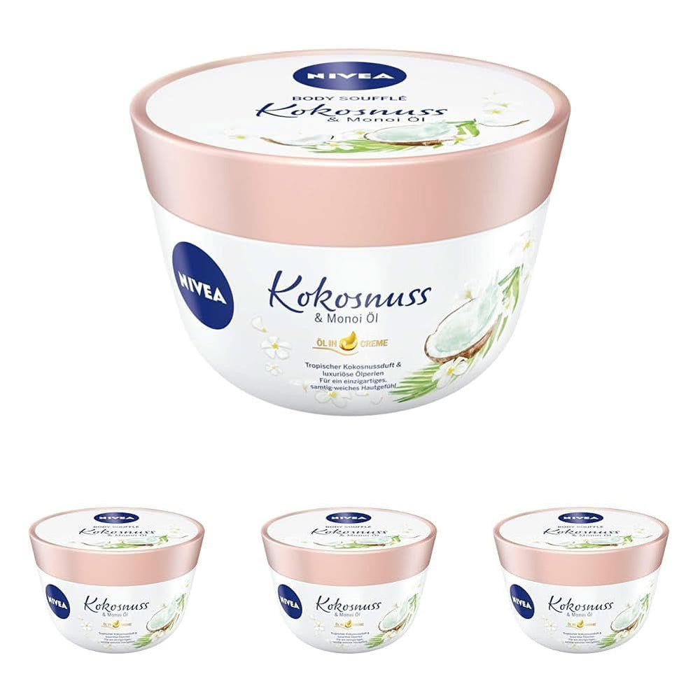 NIVEA Body Soufflé Aceite de Coco y Monoi, 200 ml Cosmética y Belleza Naty Shop