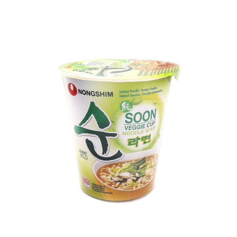 Nong Shim - Sopa Instantánea Nudeln Soon Veggie - Multipack (12 X 67 GR)