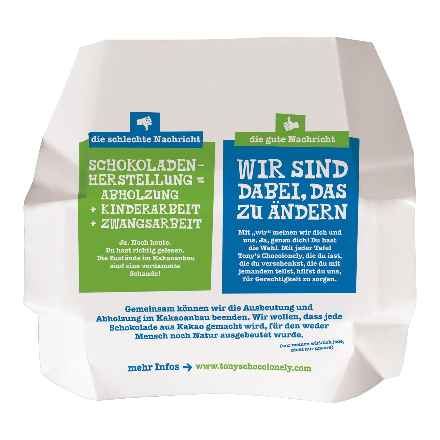 Tony's Chocolonely - Chocolate negro con almendras y sal marina 90g