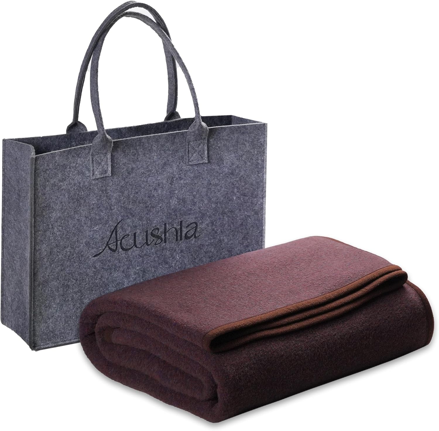 ACUSHLA 200,7X160 Cm, 1,7 Kg, Manta, Manta De Lana, Cálida Manta De Viaje, Manta De Punto, Decorativa, Mantas para Sofá, Silla, Sofá, Cama, Sala De Estar, Camping, Apto para Todas Las Estaciones Ww203 Camas y Fundas Beuche den ACUSHLA-Store Marrón 79" X 59"