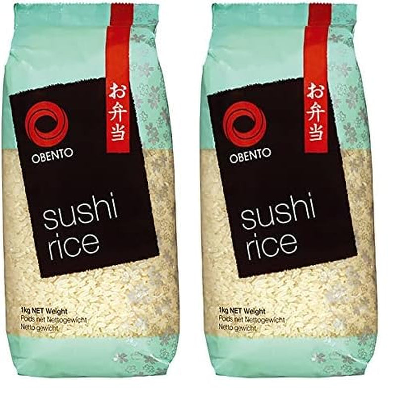 Arroz para sushi, arroz pegajoso para rollitos de nori y otras especialidades de sushi japonés, 1 kg (1 paquete)