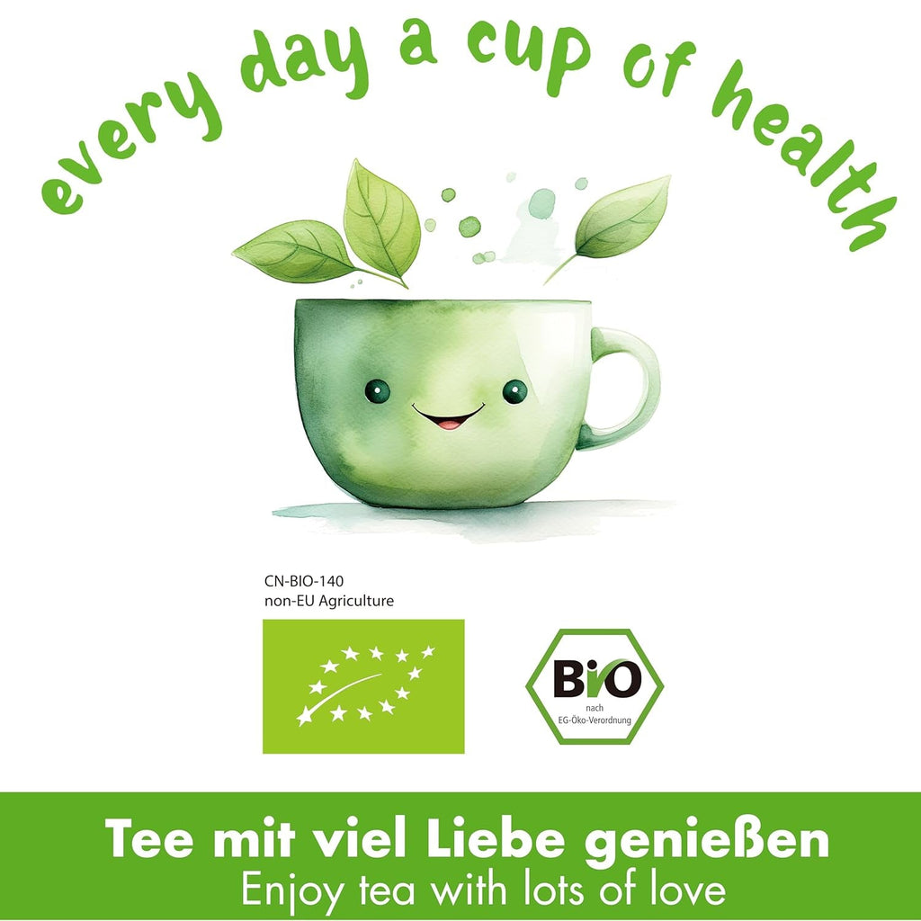 Goodwei Sencha Ceai verde organic Four Seasons - Ceai verde aromat, ușor amar, 250 g