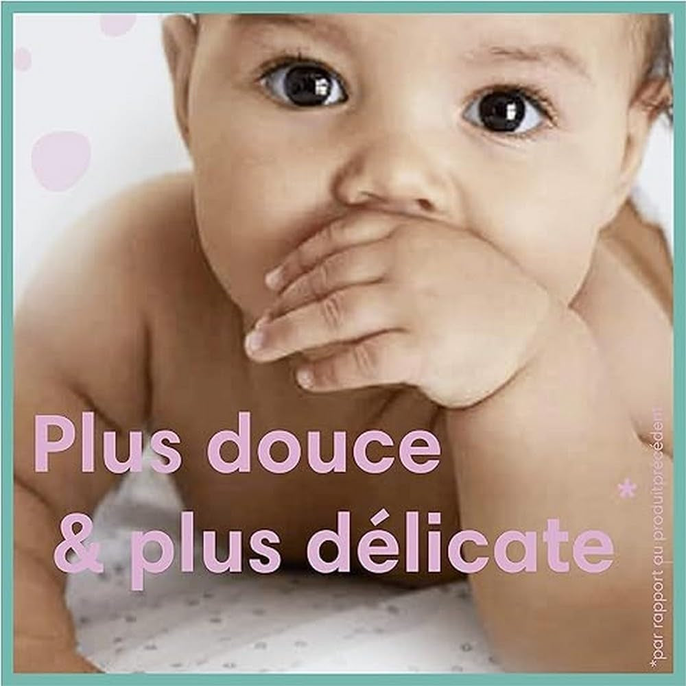 Toallitas para bebé Pampers Sensitive, 624 toallitas (12 x 52), sin perfume, para una limpieza suave y delicada (paquete de 2)