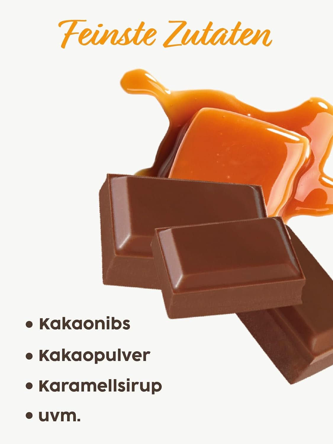 Topping para café Kotanyi Cacao Kiss | Naty Shop Maravillosas chispas de chocolate finas, paquete de 4 (4 x 63 gramos)