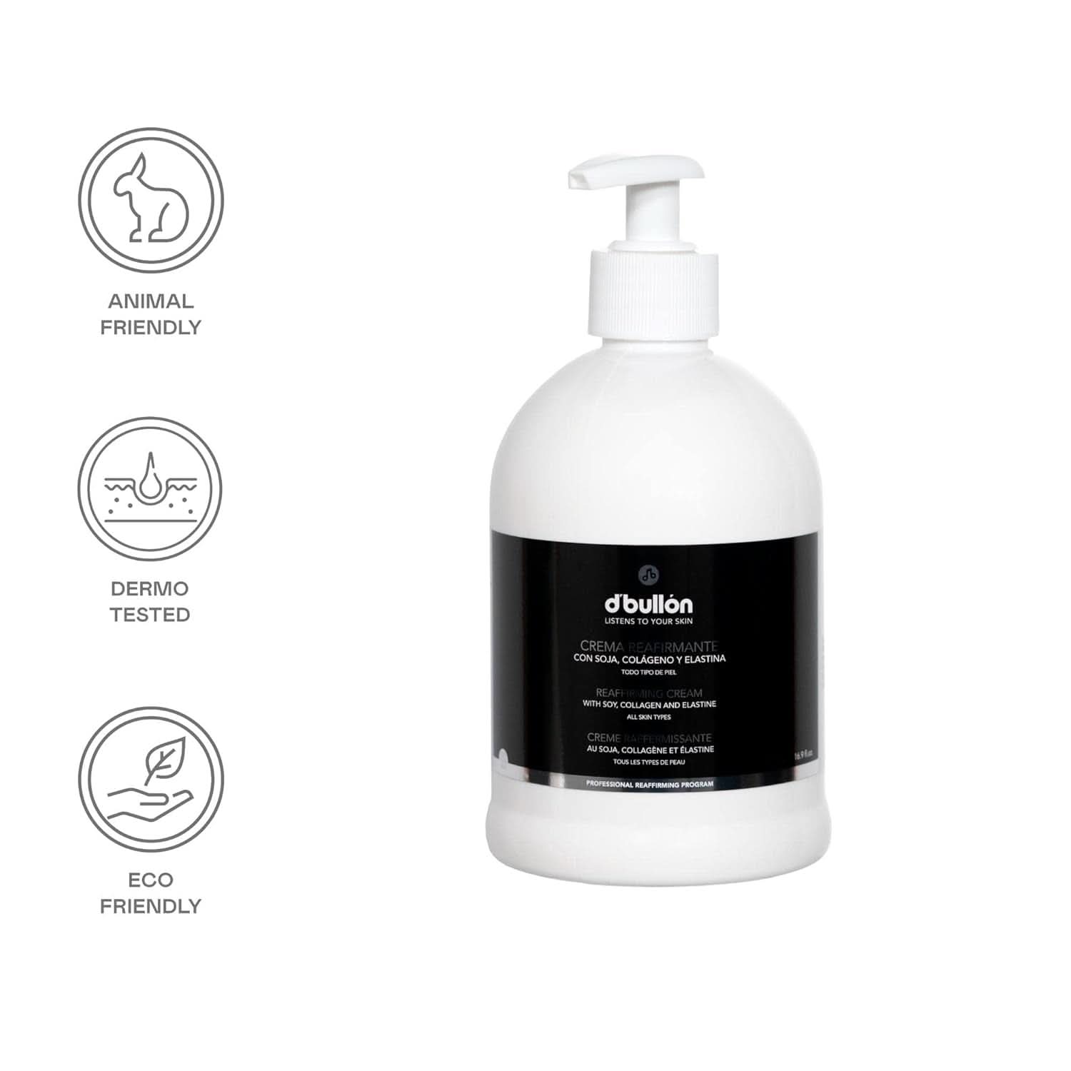 D'Bullón Crema reafirmante de pecho profesional con soja, colágeno y elastina - 200 ml Cosmética y Belleza Naty Shop