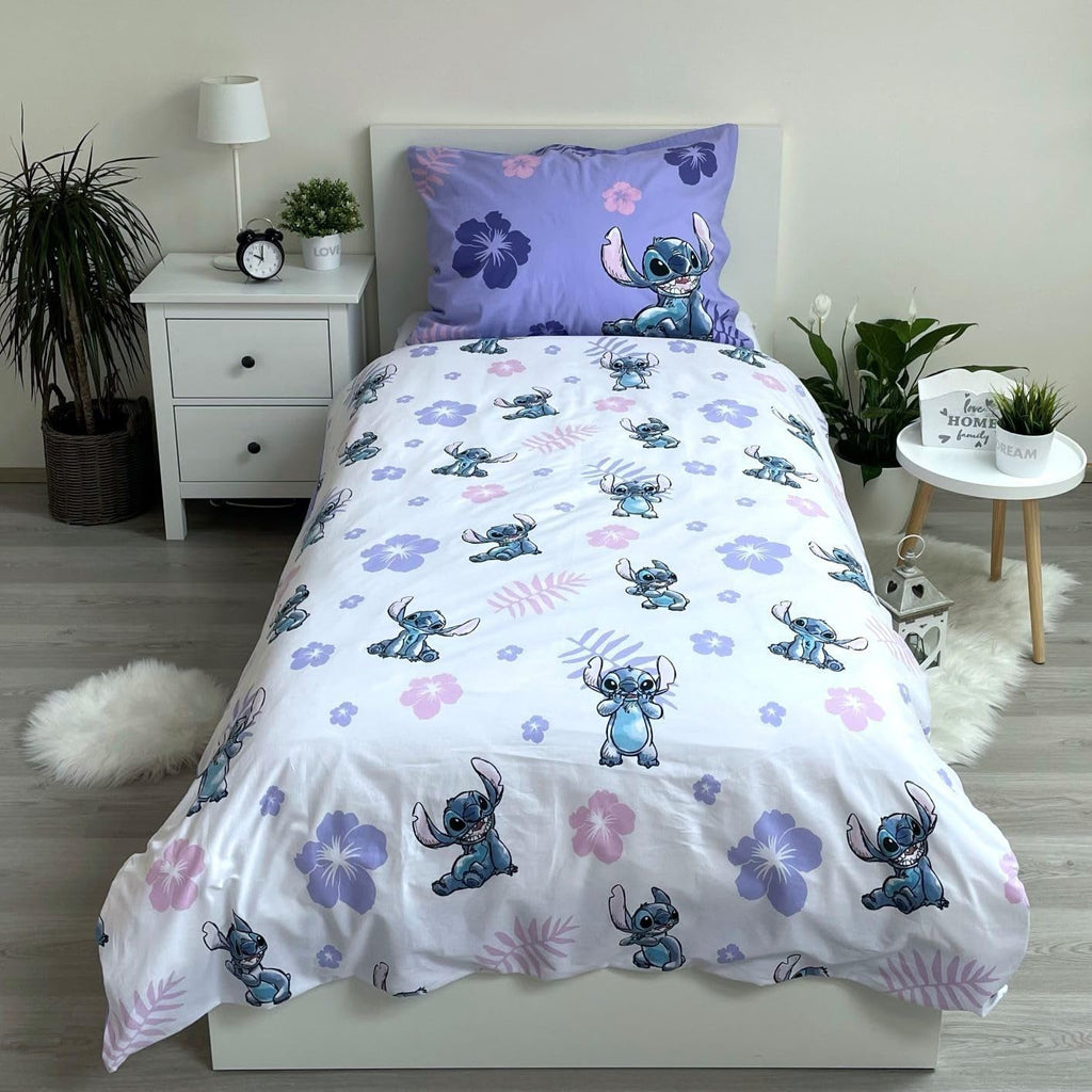 Lenjerie de pat pentru copii din 2 piese Lilo și Stitch, 100 % bumbac Lenjerie de pat - copii Naty Shop