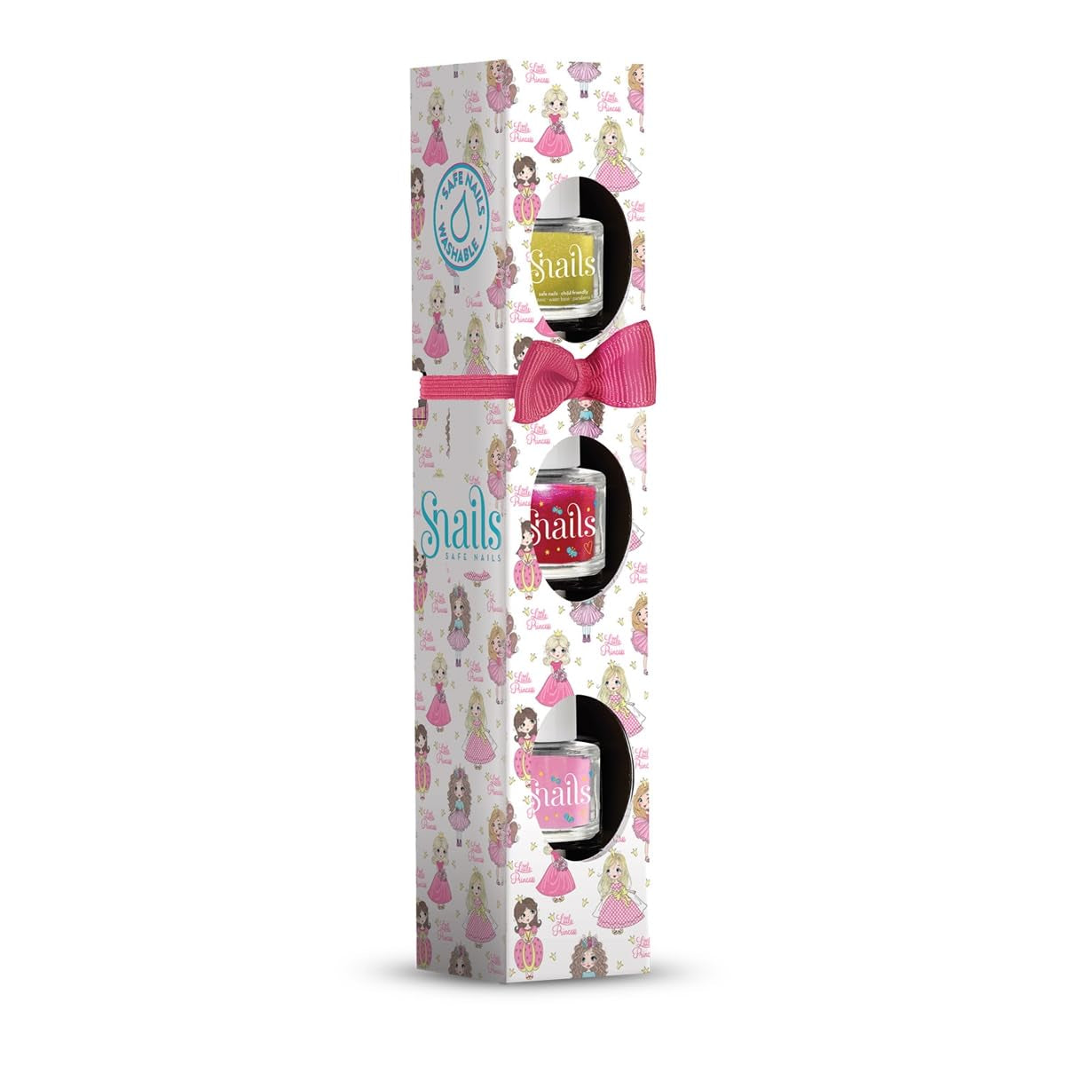 Set cadou ojă pentru copii Snails 510393, Mini Princess 3x5 ml, pe bază de apă, lavabilă, sigură, vegană