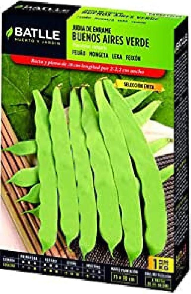 Batlle Gemüsesamen - Stangenbohne Garrofo (100G) Bohnenkerne