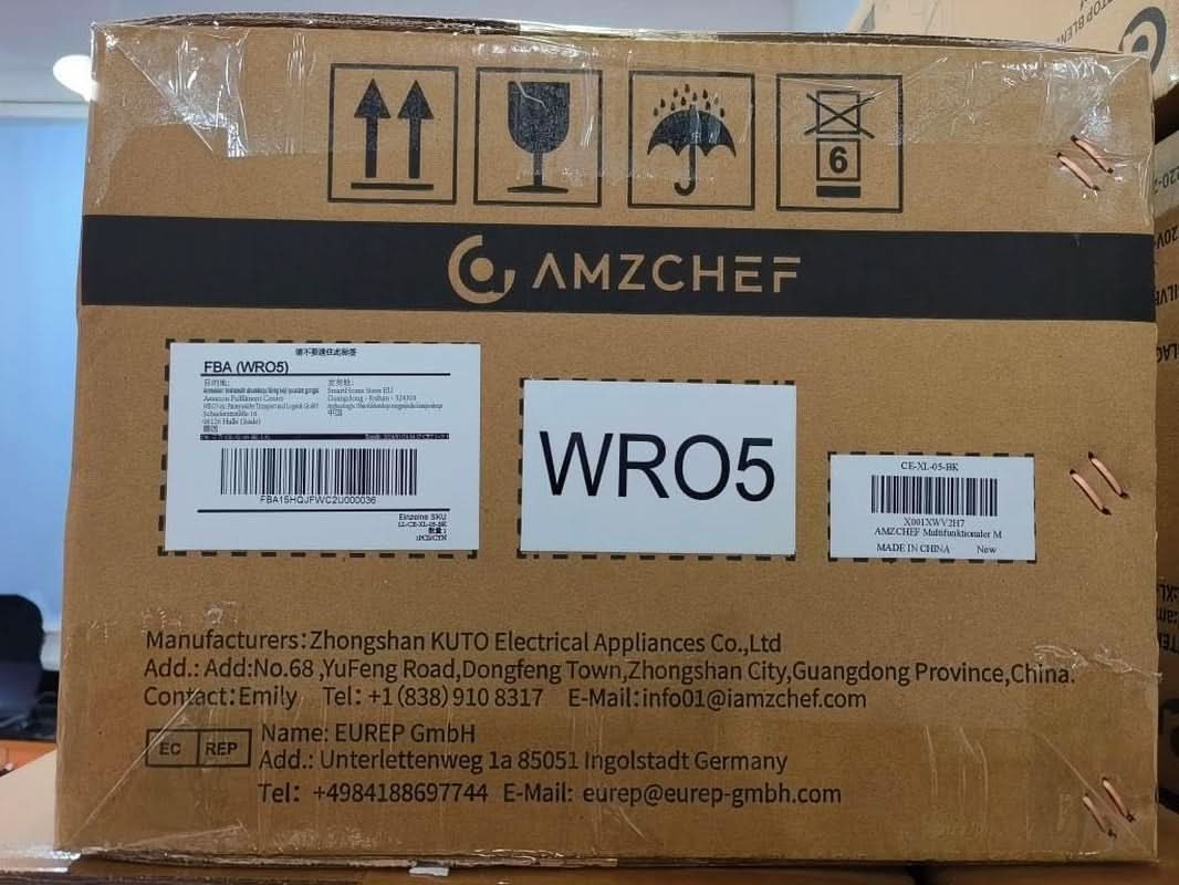 Batidora AMZCHEF, 8 menús inteligentes y 10 velocidades, Pantalla táctil LCD Cocina Naty Shop