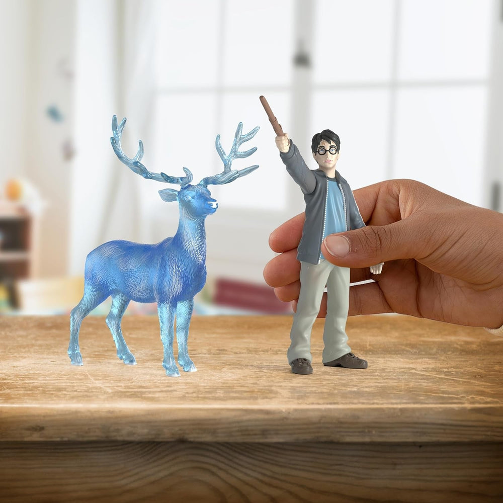 Schleich 42680 Harry Potter & Patronus, a partir de 6 años, HARRY POTTER - muñeco de juego, 16 X 11 X 18 cm Figuras Naty Shop
