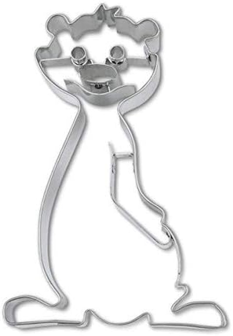 Formă de biscuiți în formă de suricată, aprox. 10,5 cm, argintie