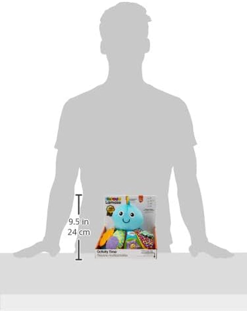 LAMAZE Octivity Time Baby Jucărie senzorială, bebeluș moale pentru joacă și descoperire, Octopus Toddler potrivit de la 6 luni, băieți și fete de peste 1 an Jucarii Bebe Naty Shop
